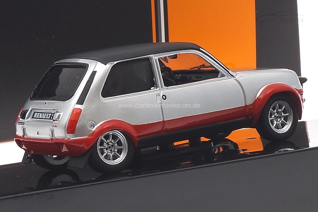 Renault 5 Alpine Gr.2 Custom 1978 silber/rot IXO 1:43 CLC466N.22 Renault 5 Alpine Gr.2 Custom 1978 silber/rot IXO 1:43 CLC466N.22
