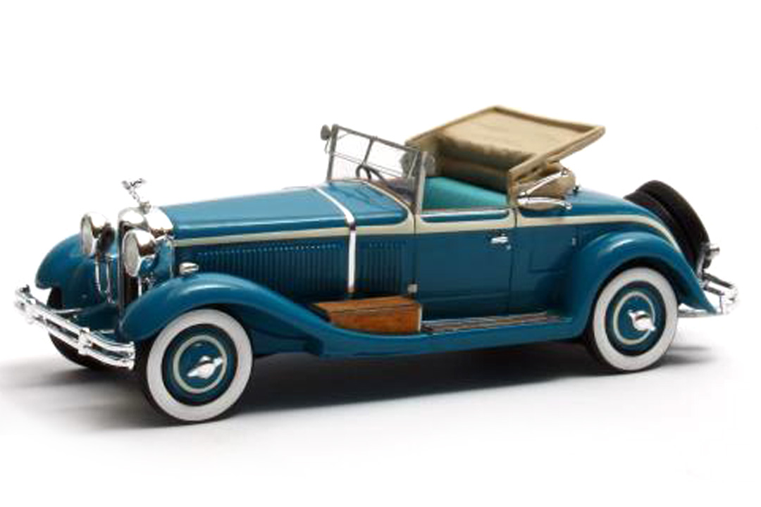 Isotta Fraschini 8A SS Castagna Roadster offen blau Matrix 1:43 MX40907-011
