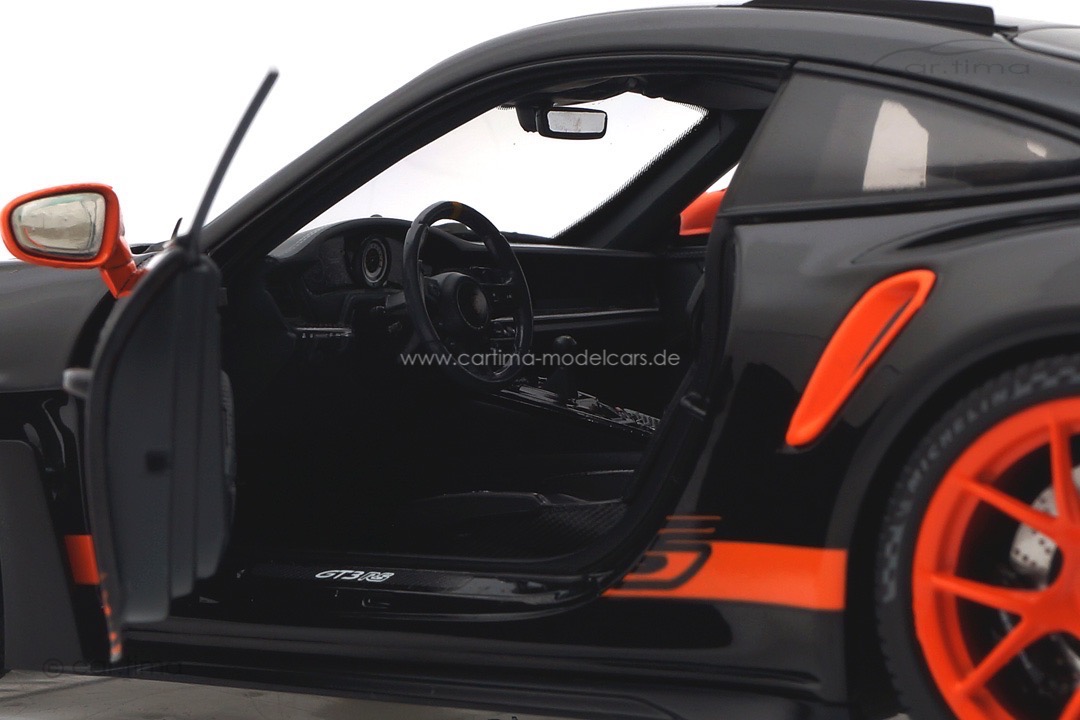 Porsche 911 (992) GT3 RS Schwarz/Rad orange Minichamps 1:18 113062030 Porsche 911 (992) GT3 RS Schwarz/Rad orange Minichamps 1:18 113062030