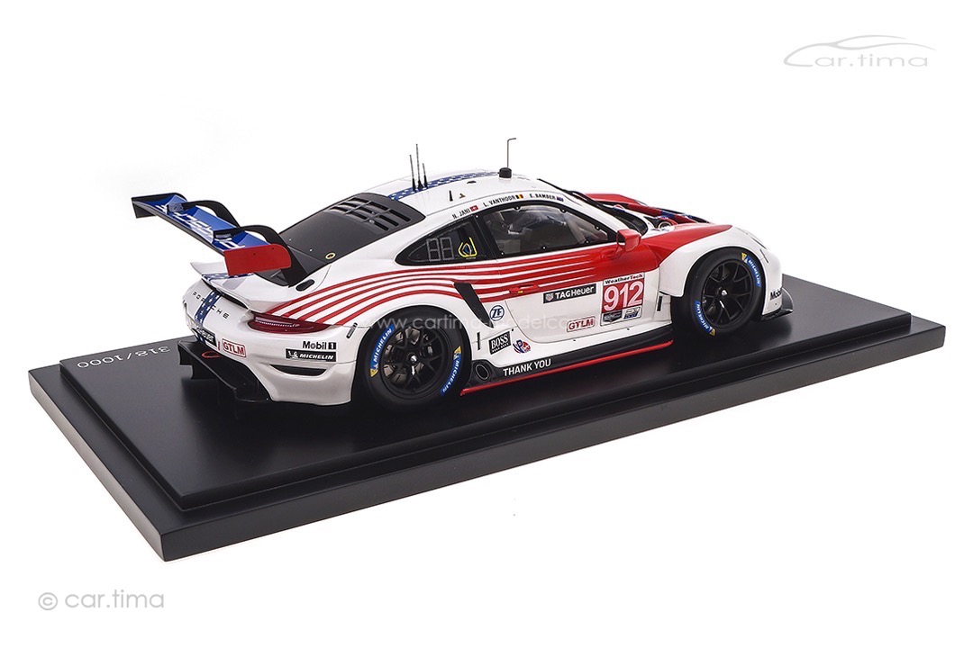Porsche 911 RSR 12h Sebring 2020 Bamber/Jani/Vanthoor Spark 1:18 WAP0210130N0FW