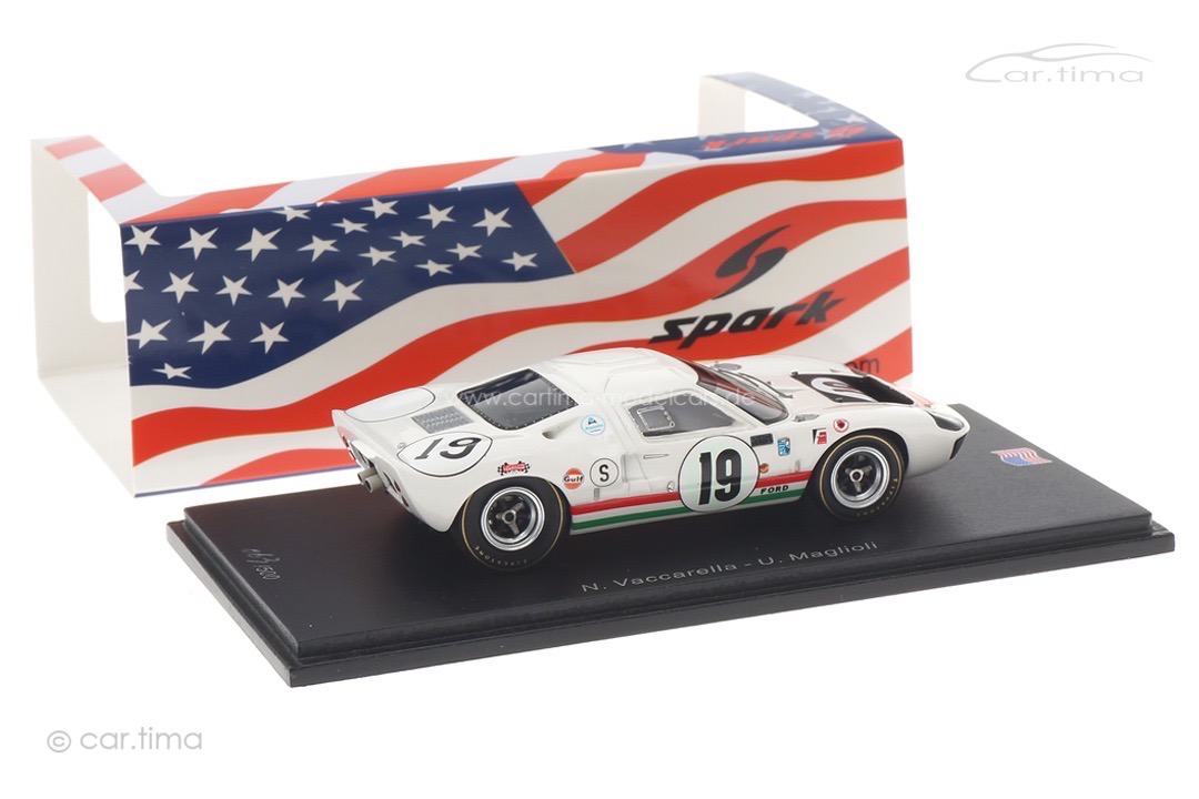 Ford GT40 12h Sebring 1967 Vaccarella/Maglioli Spark 1:43 US252 Ford GT40 12h Sebring 1967 Vaccarella/Maglioli Spark 1:43 US252