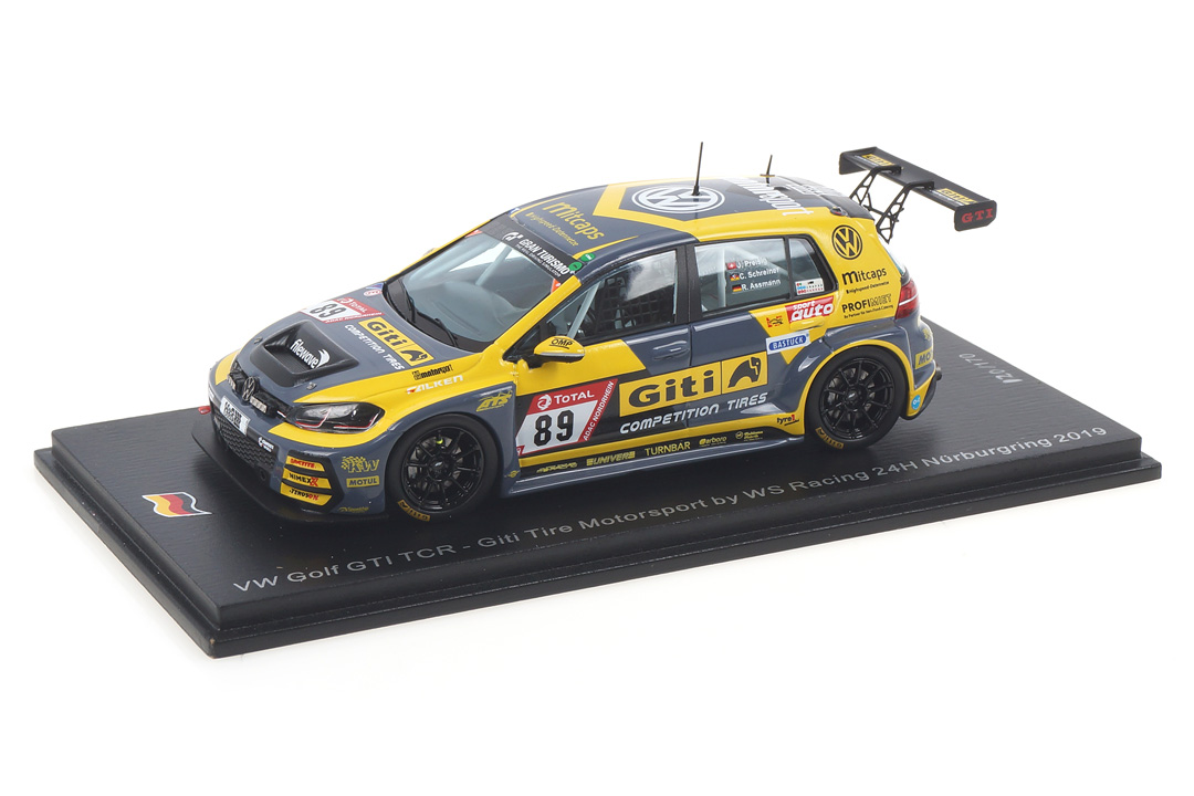 VW Golf VII GTI 24h Nürburgring 2019 Preisig/Schreiner/Assmann Spark 1:43 SG557 VW Golf VII GTI 24h Nürburgring 2019 Preisig/Schreiner/Assmann Spark 1:43 SG557