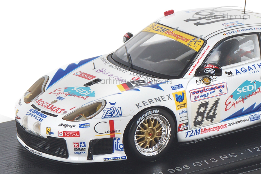 Porsche 911 (996) GT3 RS 24h Le Mans 2003 Bervillé/Bourdais/Ickx Spark 1:43 S5526 Porsche 911 (996) GT3 RS 24h Le Mans 2003 Bervillé/Bourdais/Ickx Spark 1:43 S5526