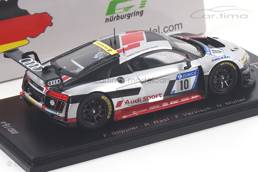Audi R8 LMS 24h Nürburgring 2017 Müller/Rast/Stippler/Vervisch Spark 1:43 SG300 Audi R8 LMS 24h Nürburgring 2017 Müller/Rast/Stippler/Vervisch Spark 1:43 SG300