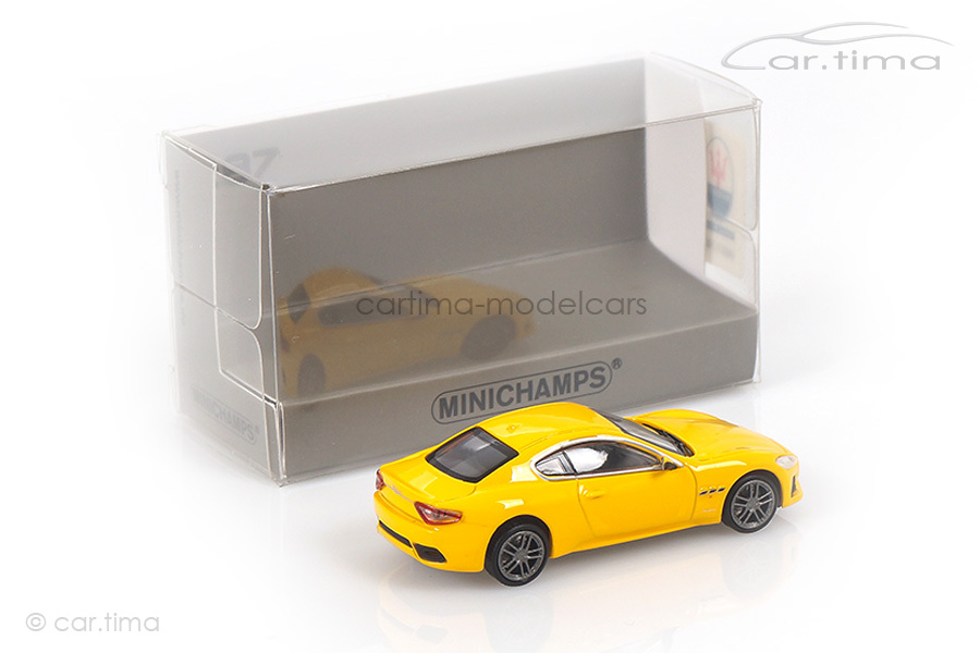 Maserati Granturismo 2018 gelb Minichamps 1:87 870123120