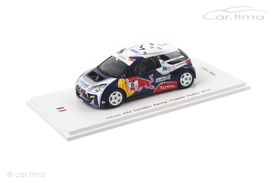 Citroen DS3 Trophée Andros Sébastien Loeb Spark 1:43 SF085 Citroen DS3 Trophée Andros Sébastien Loeb Spark 1:43 SF085