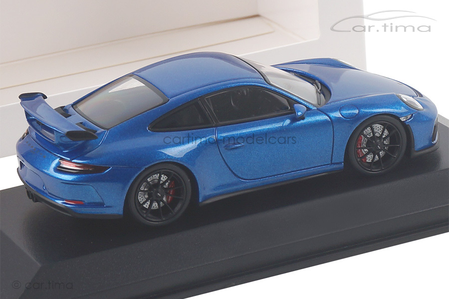 Porsche 911 (991 II) GT3 saphirblaumet. Minichamps 1:43 413066024