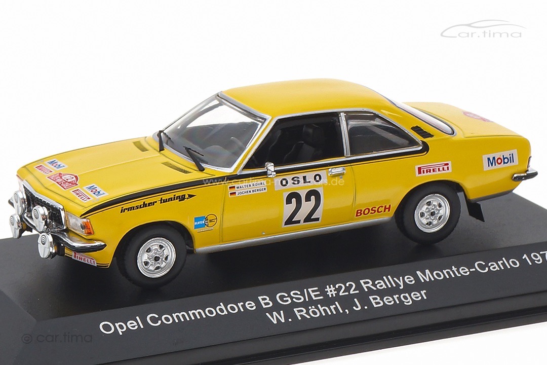 Opel Commodore Rallye Monte Carlo 1973 Röhrl/Berger CMR 1:43 WRC026 Opel Commodore Rallye Monte Carlo 1973 Röhrl/Berger CMR 1:43 WRC026