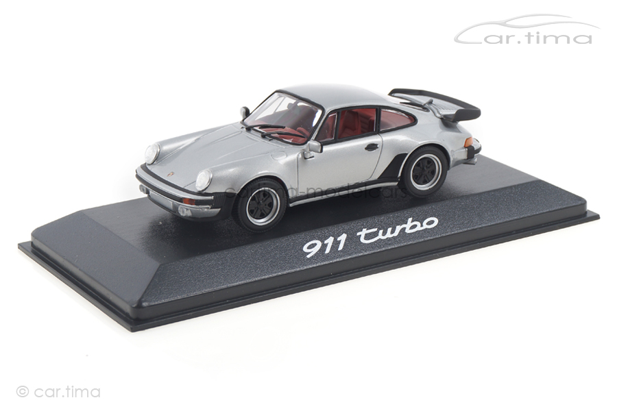 Porsche 911 (930) Turbo 3,3 silber Turbo History Collection Minichamps 1:43 433069011 Porsche 911 (930) Turbo 3,3 silber Turbo History Collection Minichamps 1:43 433069011