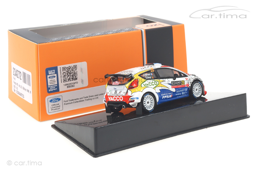 Ford Fiesta R5 Rallye Monte-Carlo 2019 Fourmaux/Jamoul IXO 1:43 RAM703 Ford Fiesta R5 Rallye Monte-Carlo 2019 Fourmaux/Jamoul IXO 1:43 RAM703