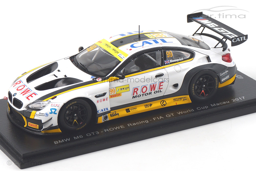 BMW M6 GT3 FIA GT World Cup Macau 2017 Tom Blomqvist Spark 1:43 SA148 BMW M6 GT3 FIA GT World Cup Macau 2017 Tom Blomqvist Spark 1:43 SA148