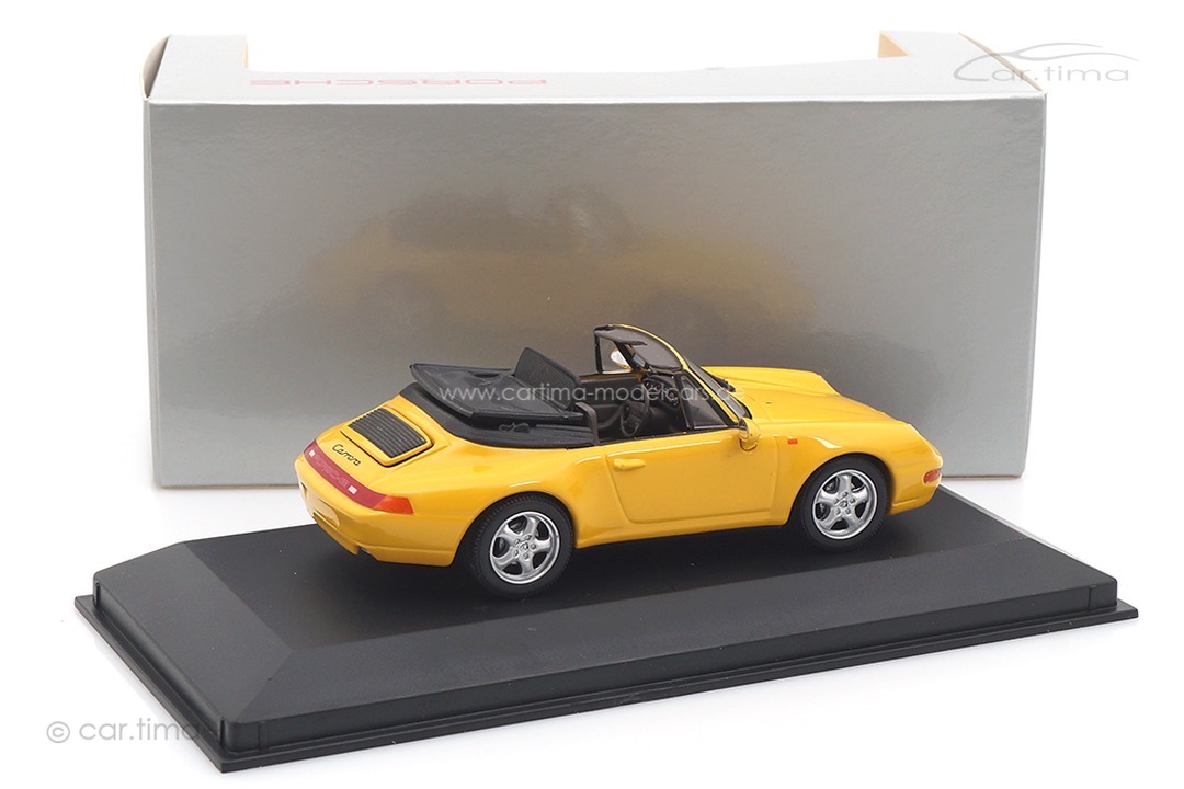Porsche 911 (993) Carrera Cabriolet Speedgelb Minichamps 1:43 WAP020008