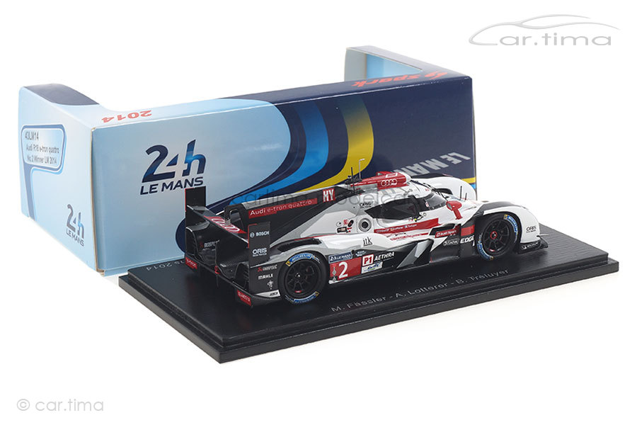 Audi R18 e-tron Winner 24h Le Mans 2014 Fässler/Lotterer/Tréluyer Spark 1:43 43LM14