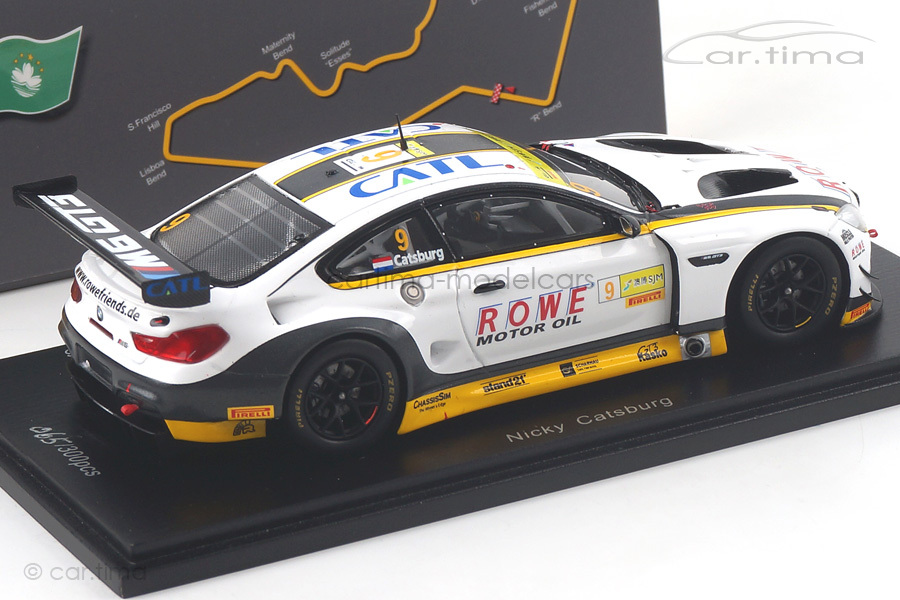 BMW M6 GT3 FIA GT Wold Cup Macau 2016 Nicky Catsburg Spark 1:43 SA149