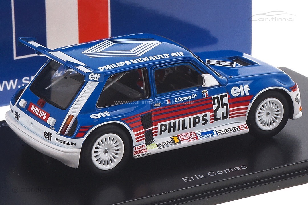 Renault 5 Maxi Turbo Superproduction 1987 Erik Comas Spark 1:43 SF055 Renault 5 Maxi Turbo Superproduction 1987 Erik Comas Spark 1:43 SF055