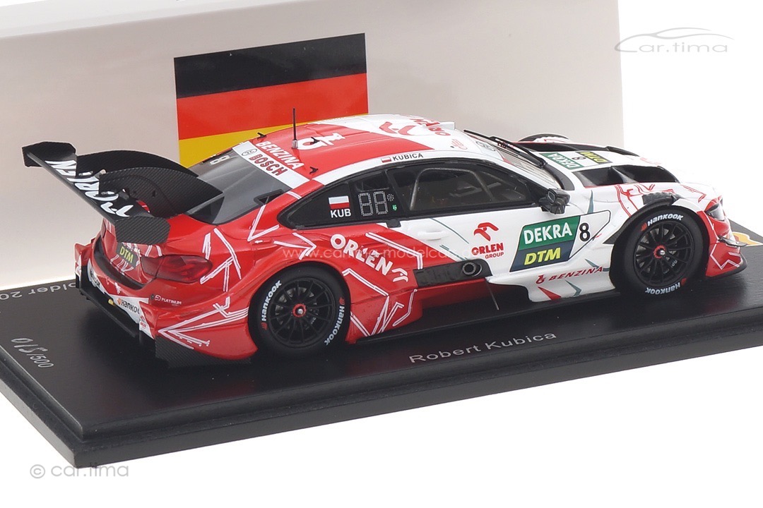 BMW M4 DTM Zolder 2020 Robert Kubica Spark 1:43 SG660 BMW M4 DTM Zolder 2020 Robert Kubica Spark 1:43 SG660