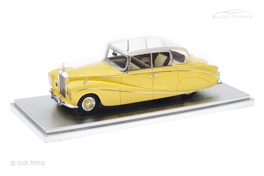 Rolls-Royce Silver Wraith Perspex gelb Kess 1:43 KE43049051