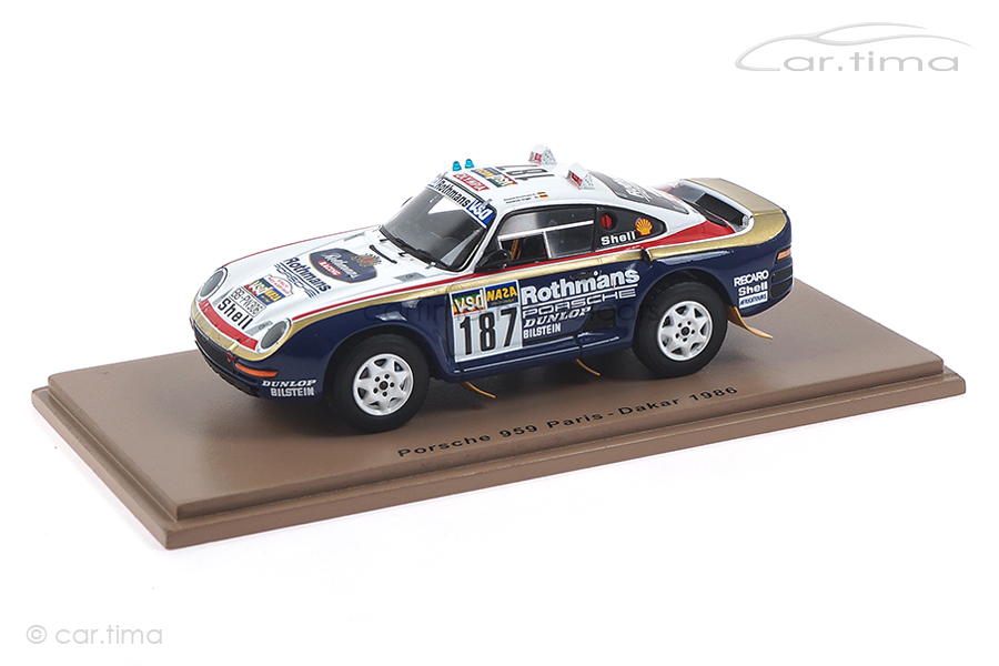 Porsche 959 Rallye Paris-Dakar 1986 Kussmaul/Unger Spark 1:43 S7816 Porsche 959 Rallye Paris-Dakar 1986 Kussmaul/Unger Spark 1:43 S7816