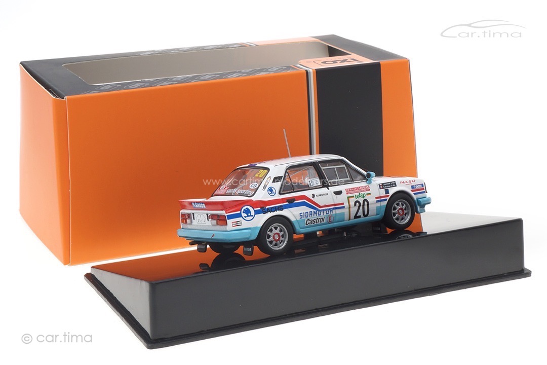 Skoda 130 LR Rallye Sanremo 1986 Kvaizar/Janecek IXO 1:43 RAC337 Skoda 130 LR Rallye Sanremo 1986 Kvaizar/Janecek IXO 1:43 RAC337
