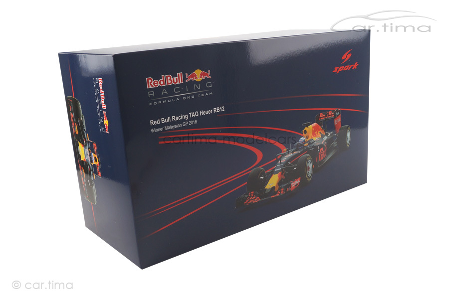 Red Bull Racing RB12 Winner GP Malaysia GP 2016 Daniel Ricciardo Spark 1:18 18S251