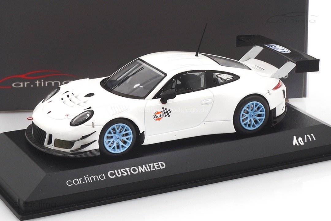 Porsche 911 (991) GT3 R GULF Minichamps car.tima CUSTOMIZED 1:43 CAC04321053 Porsche 911 (991) GT3 R GULF Minichamps car.tima CUSTOMIZED 1:43 CAC04321053