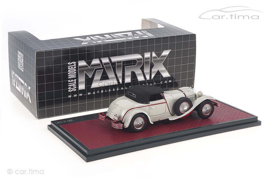 Mercedes-Benz 680S W06 Torpedo Roadster 1928 grau Matrix 1:43 MX41302-182 Mercedes-Benz 680S W06 Torpedo Roadster 1928 grau Matrix 1:43 MX41302-182