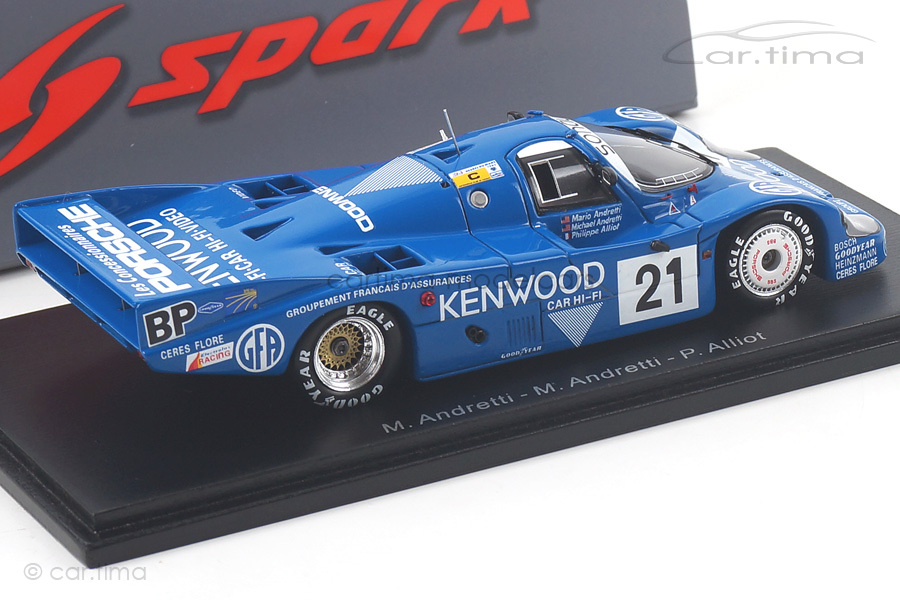 Porsche 956 L 24h Le Mans 1983 Andretti/Andretti/Alliot Spark 1:43 S5505 Porsche 956 L 24h Le Mans 1983 Andretti/Andretti/Alliot Spark 1:43 S5505