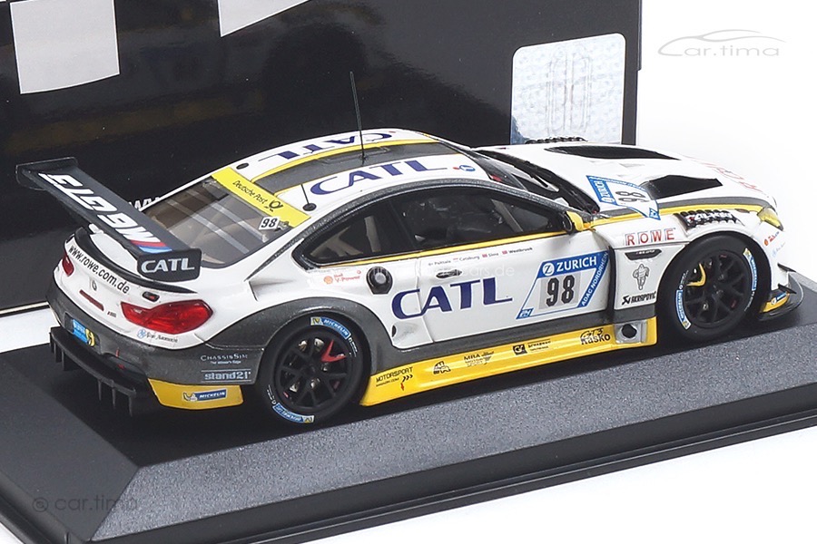 BMW M6 GT3 24h Nürburgring 2017 Rowe Racing Westbrook Minichamps 1:43 437172698