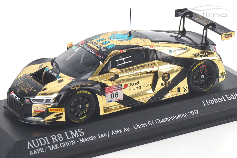 Audi R8 LMS China GT International 2017 Lee/Au Minichamps 1:43 437171106 Audi R8 LMS China GT International 2017 Lee/Au Minichamps 1:43 437171106