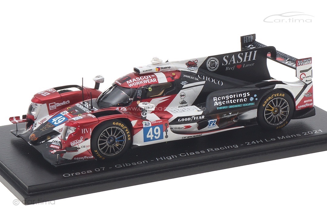 Oreca 07-Gibson 24h Le Mans 2021 Fjordbach/Magnussen/Magnussen Spark 1:43 S8254 Oreca 07-Gibson 24h Le Mans 2021 Fjordbach/Magnussen/Magnussen Spark 1:43 S8254