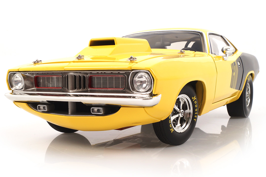 Plymouth Drag Cuda 1972 gelb ACME 1:18 A1806118 Plymouth Drag Cuda 1972 gelb ACME 1:18 A1806118