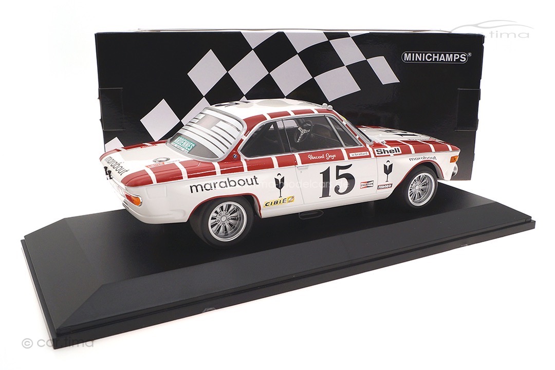 BMW 2800 CS 24h Spa 1972 Gaye/Braillard Minichamps 1:18 155722715