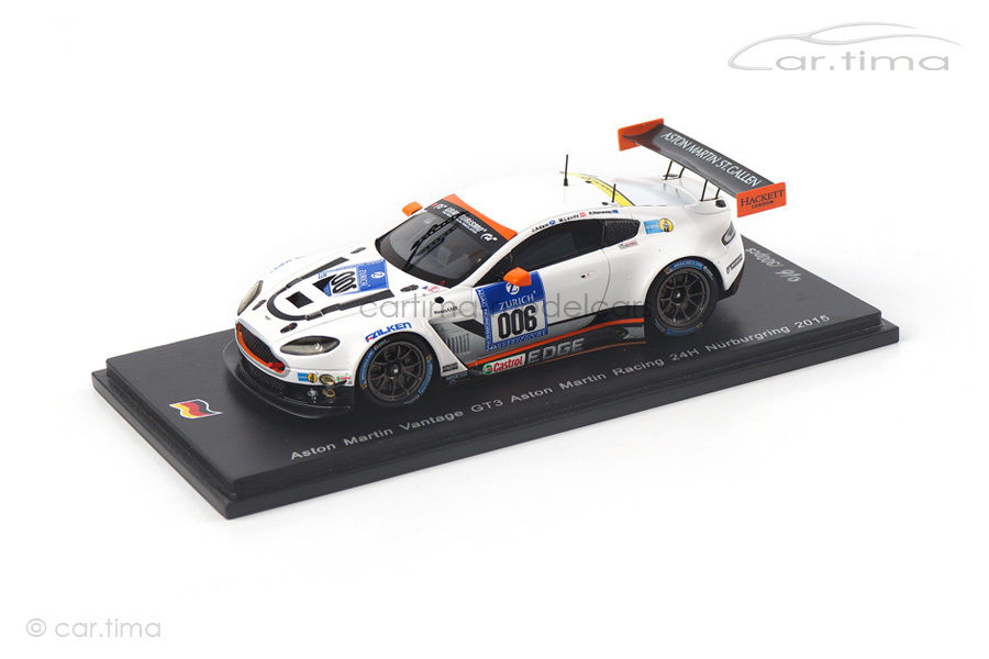 Aston Martin Vantage GT3 24h Nürburgring 2015 Adam/Lauda/Mücke Spark 1:43 SG190