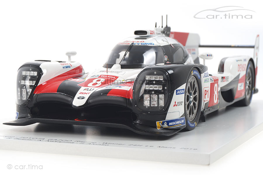 Toyota TS050 Hybrid Winner 24h Le Mans 2019 Alonso/Buemi/Nakajima Spark 1:18 18LM19