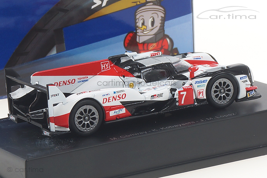 Toyota TS050 Hybrid 24h Le Mans 2018 Conway/Kobayashi/López Spark 1:64 Y134 Toyota TS050 Hybrid 24h Le Mans 2018 Conway/Kobayashi/López Spark 1:64 Y134