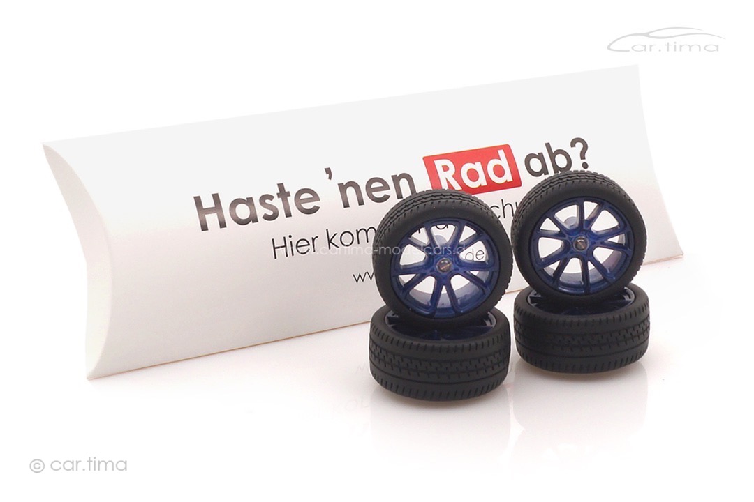 Radsatz/Wheel set TECHART Formula VI Race Enzianblau 1:18 CARXXX25013