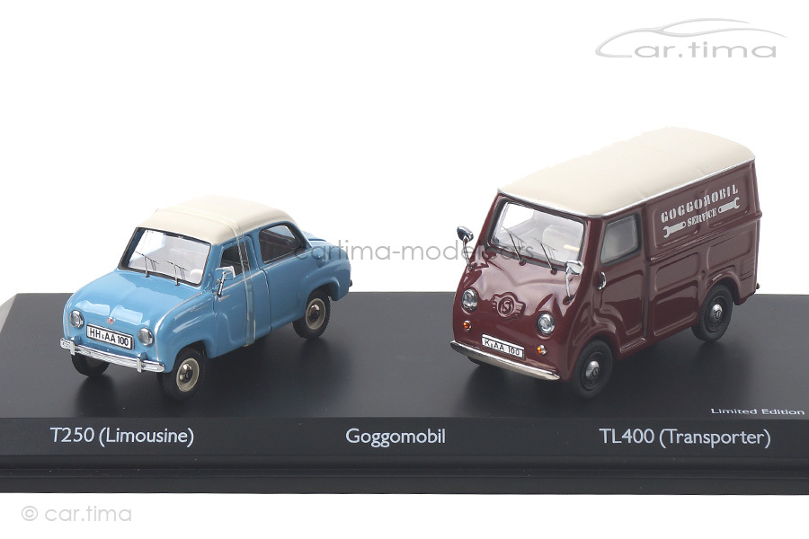 Set Goggomobil Limousine und Transporter Schuco 1:43 450347500 Set Goggomobil Limousine und Transporter Schuco 1:43 450347500