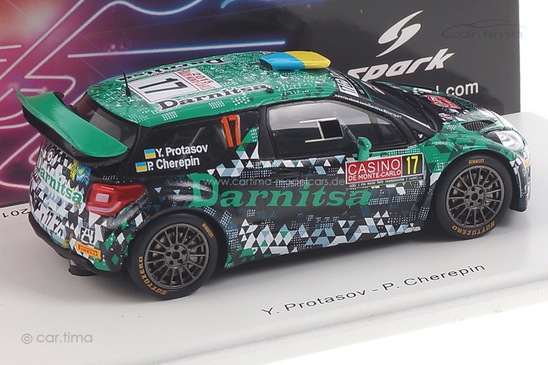 Citroen DS3 WRC Rallye Monte Carlo 2015 Protasov/Cherepin Spark 1:43 S4512 Citroen DS3 WRC Rallye Monte Carlo 2015 Protasov/Cherepin Spark 1:43 S4512
