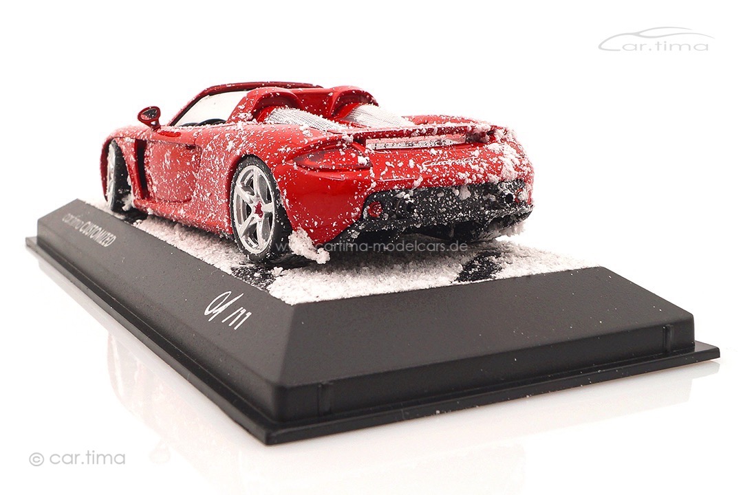 Porsche Carrera GT Drift into 2026 Originalsignatur Walter Röhrl Minichamps car.tima CUSTOMIZED 1:43