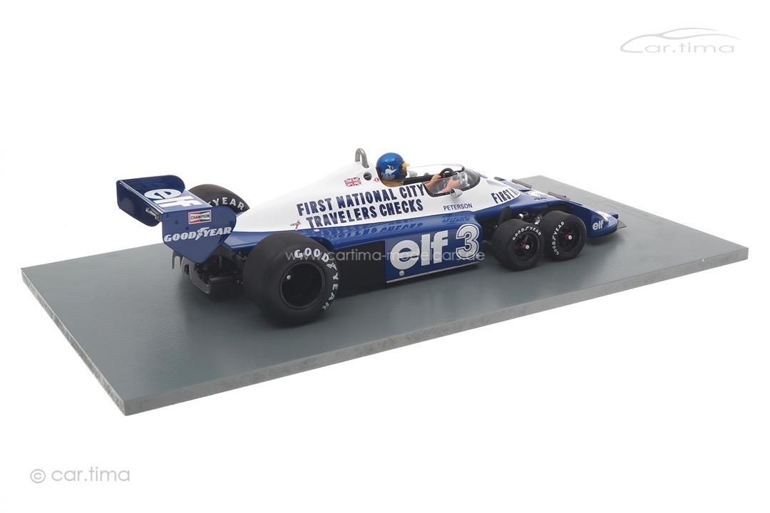 Tyrrell P34 GP Italien 1977 Ronnie Peterson Spark 1:18 18S573 Tyrrell P34 GP Italien 1977 Ronnie Peterson Spark 1:18 18S573