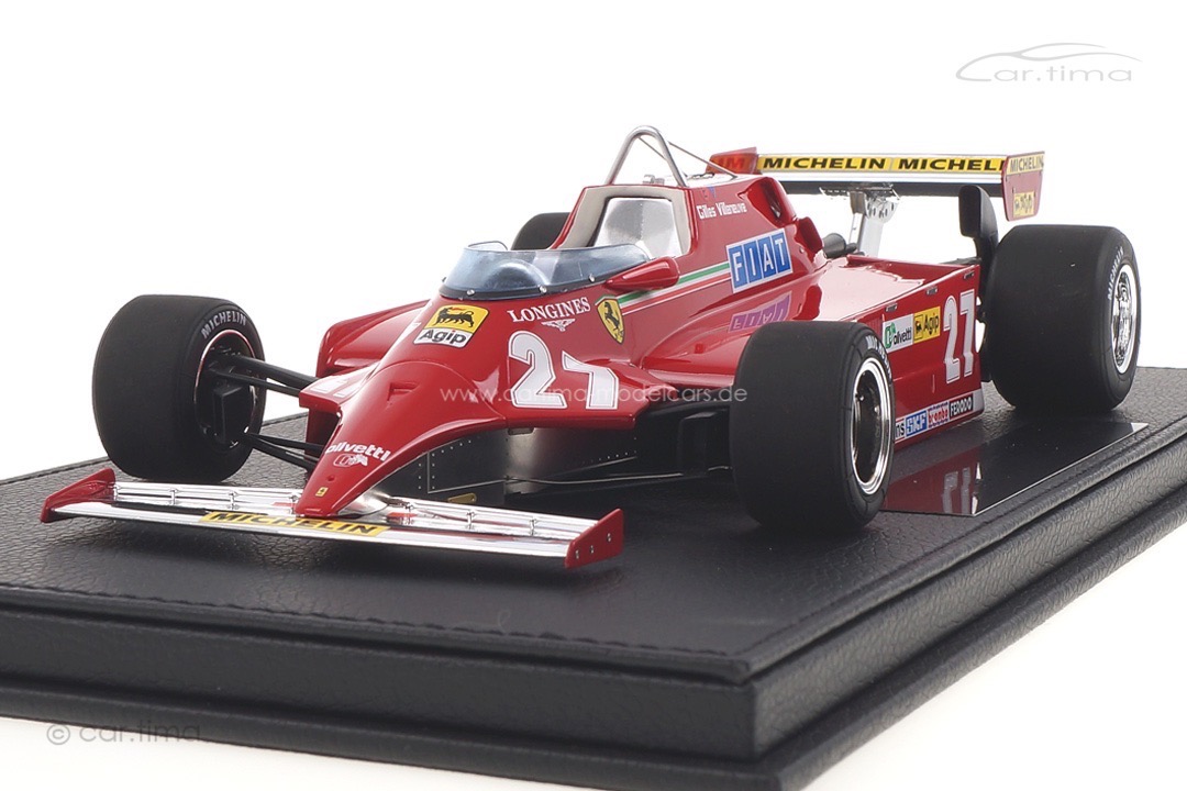 Ferrari 126 CK GP 1981 Gilles Villeneuve GP Replicas 1:18 GP16A Ferrari 126 CK GP 1981 Gilles Villeneuve GP Replicas 1:18 GP16A