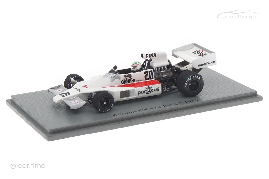 Williams FW GP Schweden 1975 Damien Magee Spark 1:43 S7488