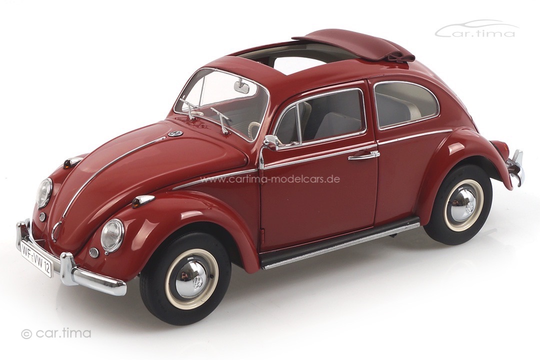 VW Volkswagen Käfer Faltdach rot Schuco 1:18 450043300 VW Volkswagen Käfer Faltdach rot Schuco 1:18 450043300