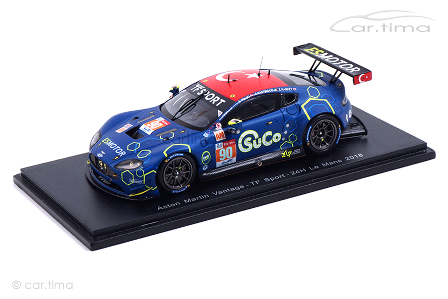 Aston Martin Vantage 24h Le Mans 2018 Yoluc/Eastwood/Hankey Spark 1:43 S7043