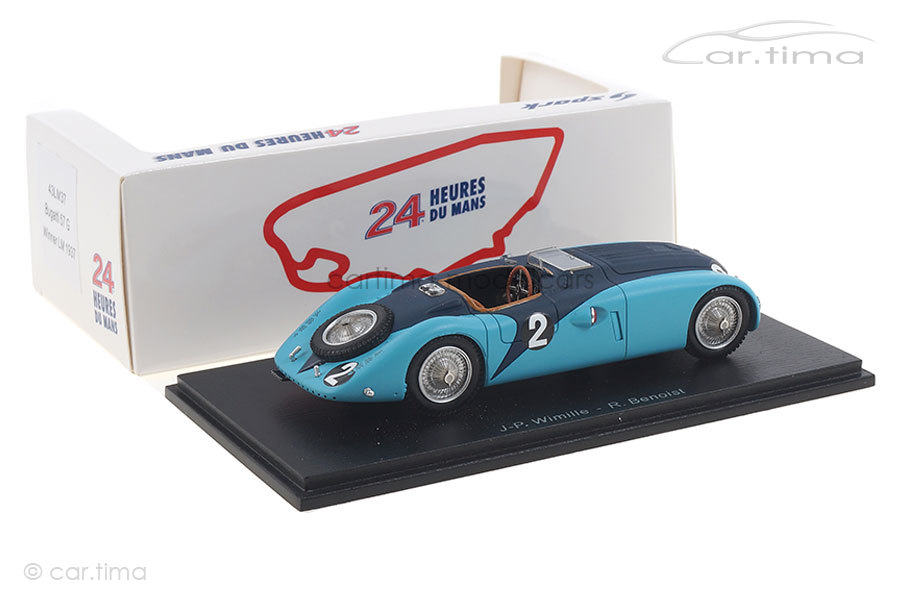 Bugatti 57 G Winner 24h Le Mans 1937 Benoist/Wimille Spark 1:43 43LM37