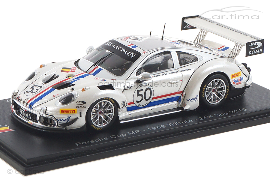 Porsche 911 GT3 Cup MR 24h Spa 2019 Deman/Duez/Lemerat Spark 1:43 SB276 Porsche 911 GT3 Cup MR 24h Spa 2019 Deman/Duez/Lemerat Spark 1:43 SB276