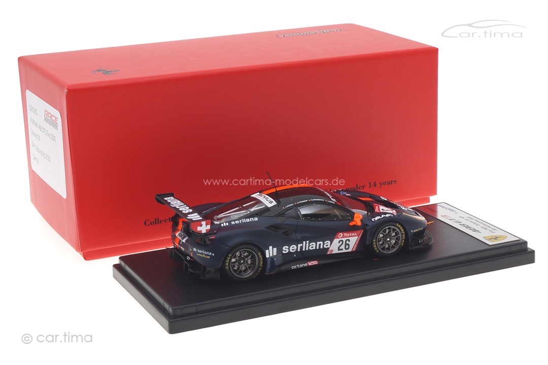 Ferrari 488 GT3 24h Nürburgring 2020 Hirschi/Ludwig/Trummer Looksmart 1:43 LSRC082 Ferrari 488 GT3 24h Nürburgring 2020 Hirschi/Ludwig/Trummer Looksmart 1:43 LSRC082