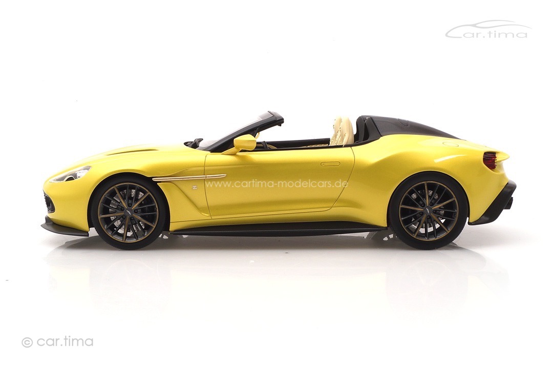 Aston Martin Vanquish Zagato Speedster Cosmopolitan Yellow TopSpeed 1:18 TS0230 Aston Martin Vanquish Zagato Speedster Cosmopolitan Yellow TopSpeed 1:18 TS0230