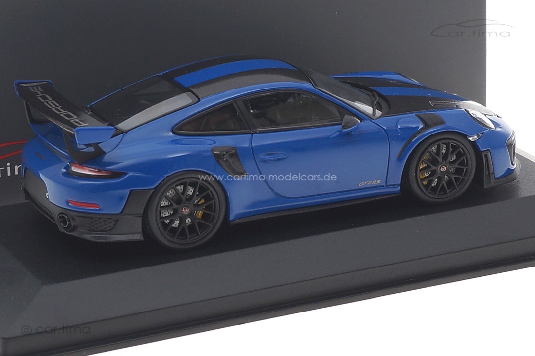 Porsche 911 GT2 RS Weissach Package Club blau/Rad schwarz Minichamps car.tima CUSTOMIZED