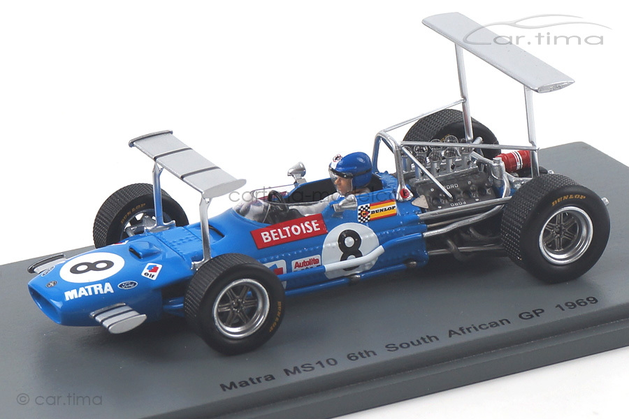 Matra MS10 GP Südafrika 1969 Jean-Pierre Beltoise Spark 1:43 S5382